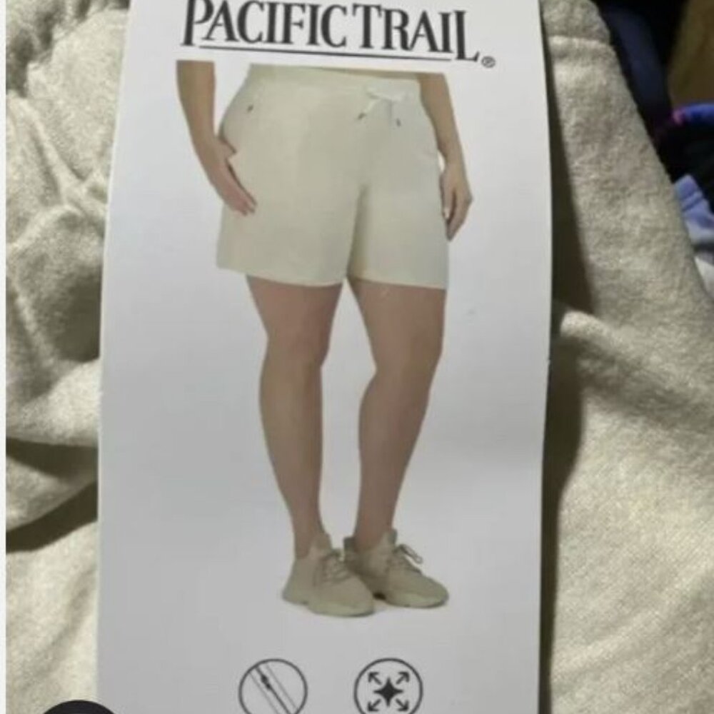 NWT Pacific Trail Cozy Shorts W Drawstring 3 Pocket Zip Secured 1 pocket - XL